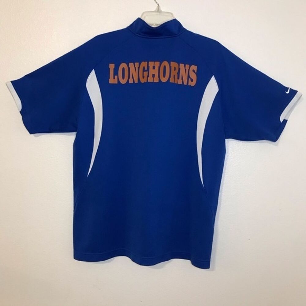 Nike Texas Longhorn Short Sleeve Half Zip Shirt Size: L
